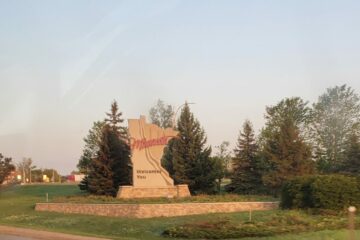 Minnesota welcome sign