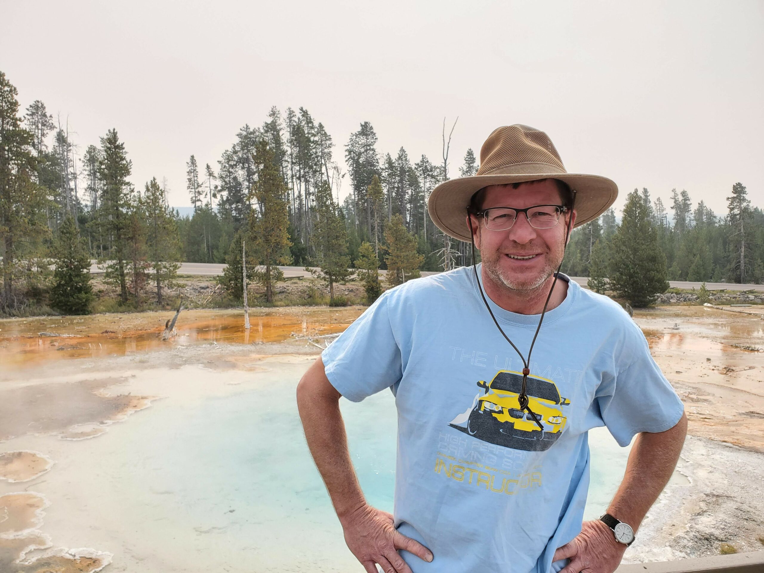 Allen Patterson at Yellowstone